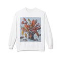 Autumn Leaves Crewneck Sweatshirt — Hand-Painted Fall Bouquet Design