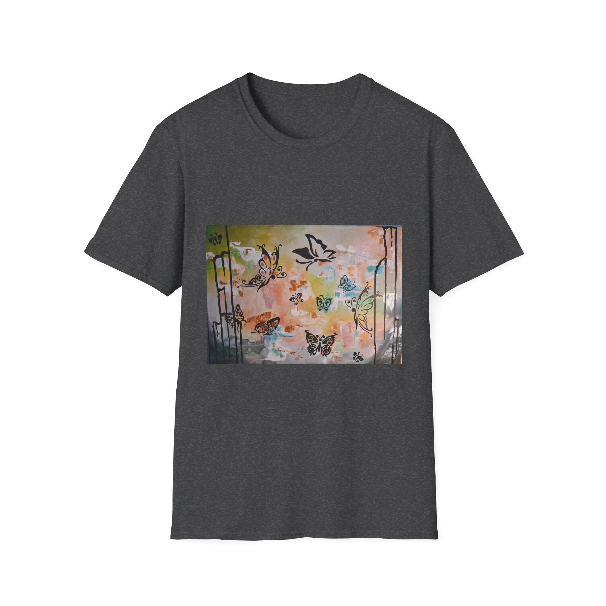GUARDIANS OF THE FLOWERS - Butterfly T-Shirt — Abstract Nature Tee