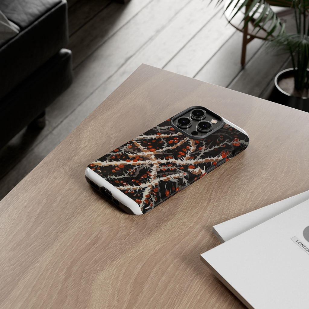 BITTERSWEET BRAMBLE - Scenic Country Road Phone Case — Rustic Landscape Art iPhone Case