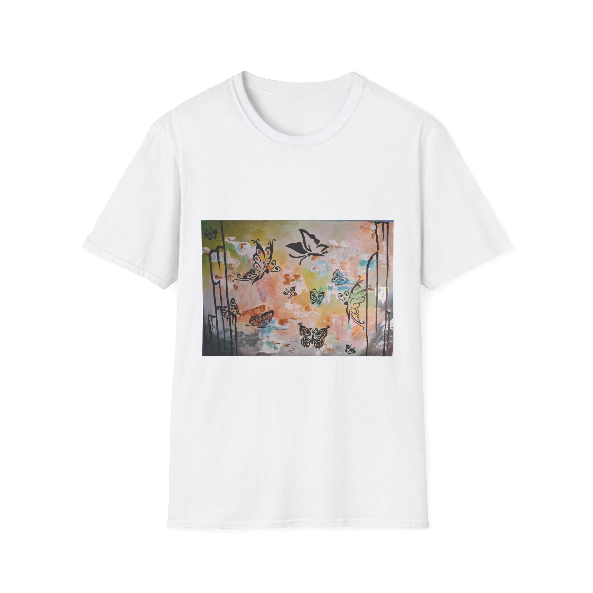 GUARDIANS OF THE FLOWERS - Butterfly T-Shirt — Abstract Nature Tee