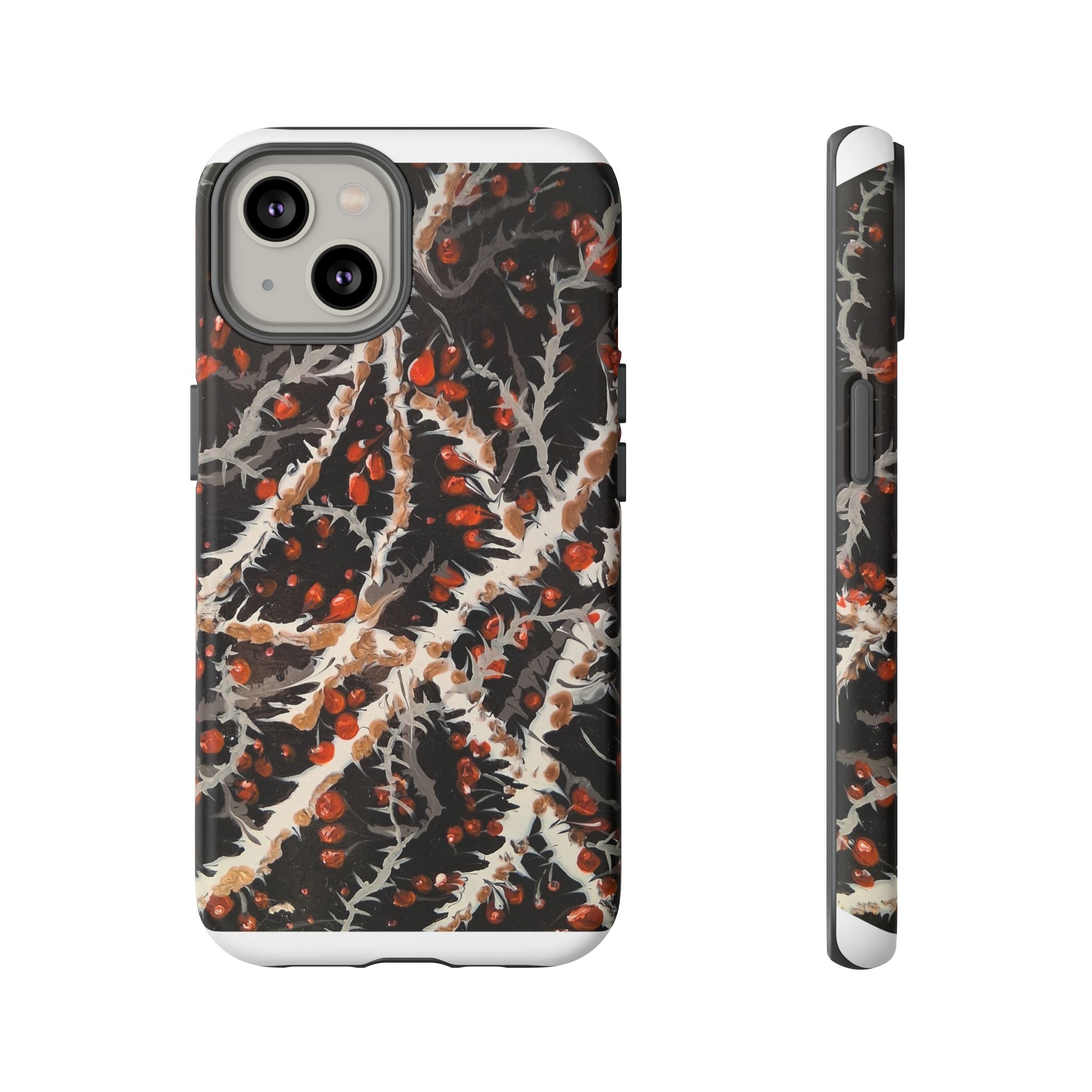 BITTERSWEET BRAMBLE - Scenic Country Road Phone Case — Rustic Landscape Art iPhone Case