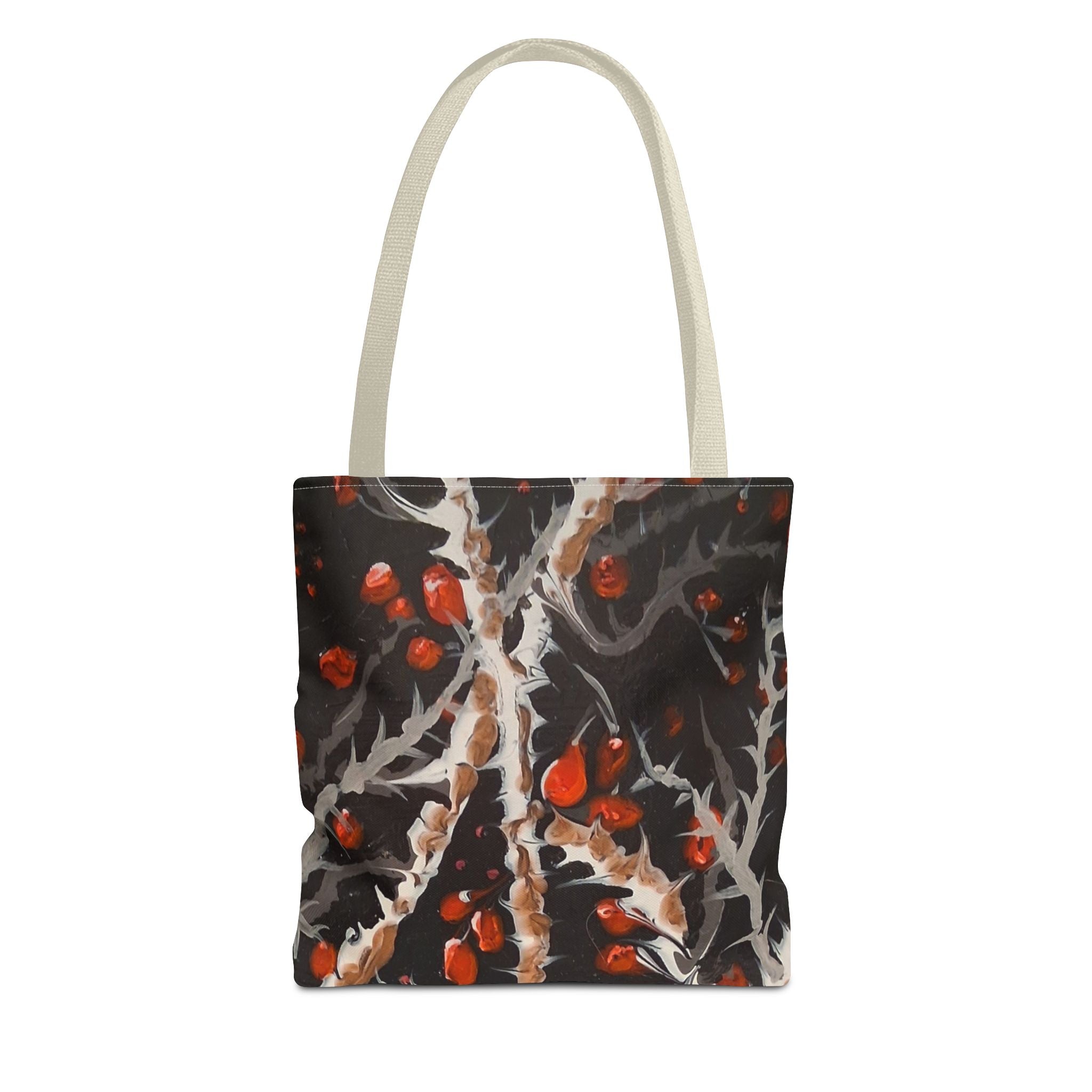 BITTERSWEET BRAMBLE - Botanical Berry Tote Bag – Autumn Berries All-Over Print Tote