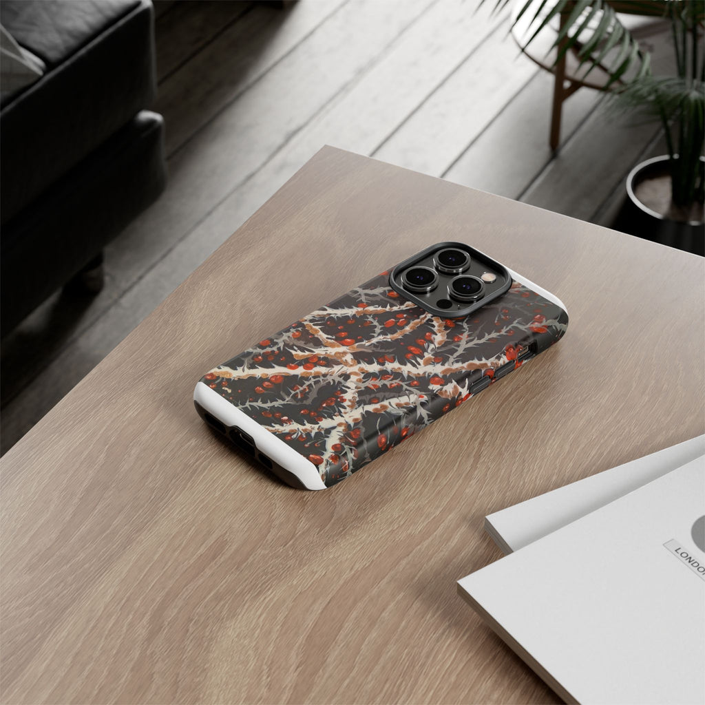 BITTERSWEET BRAMBLE - Scenic Country Road Phone Case — Rustic Landscape Art iPhone Case