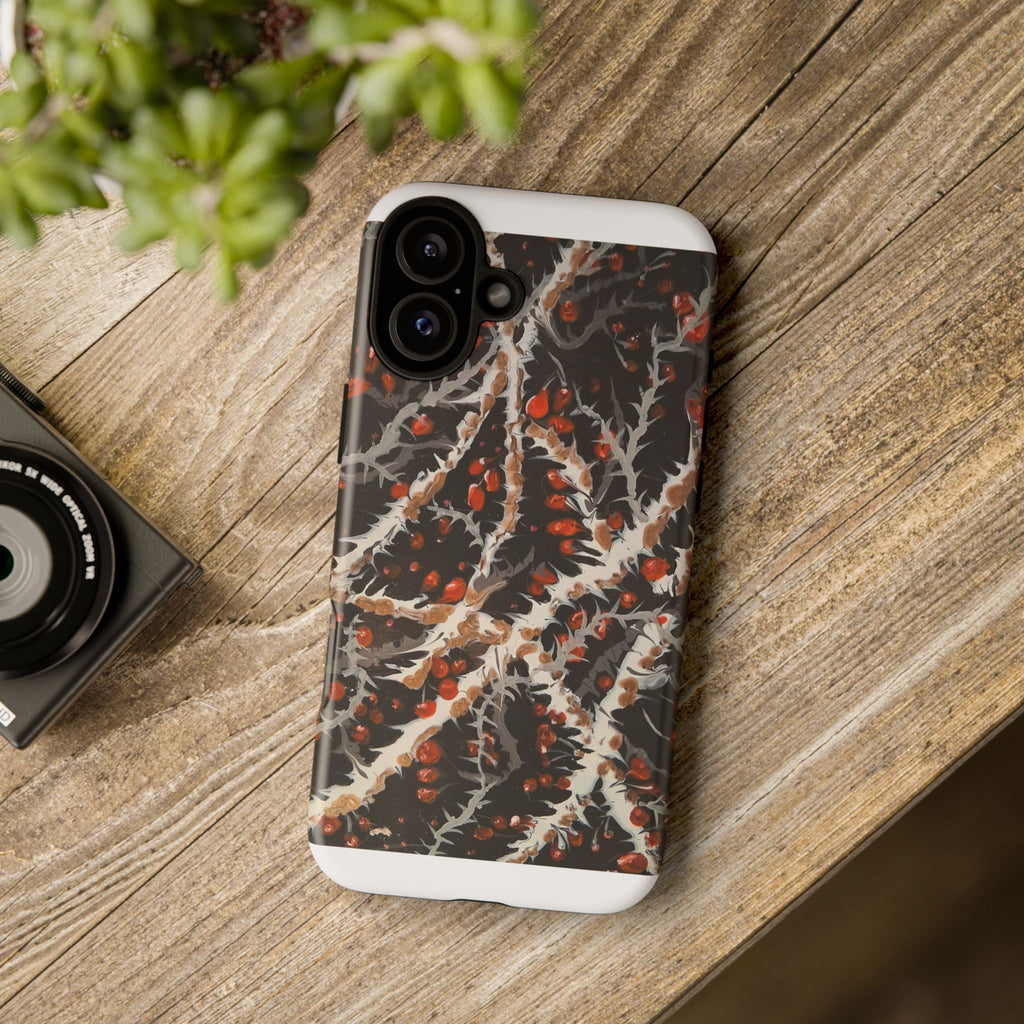 BITTERSWEET BRAMBLE - Scenic Country Road Phone Case — Rustic Landscape Art iPhone Case