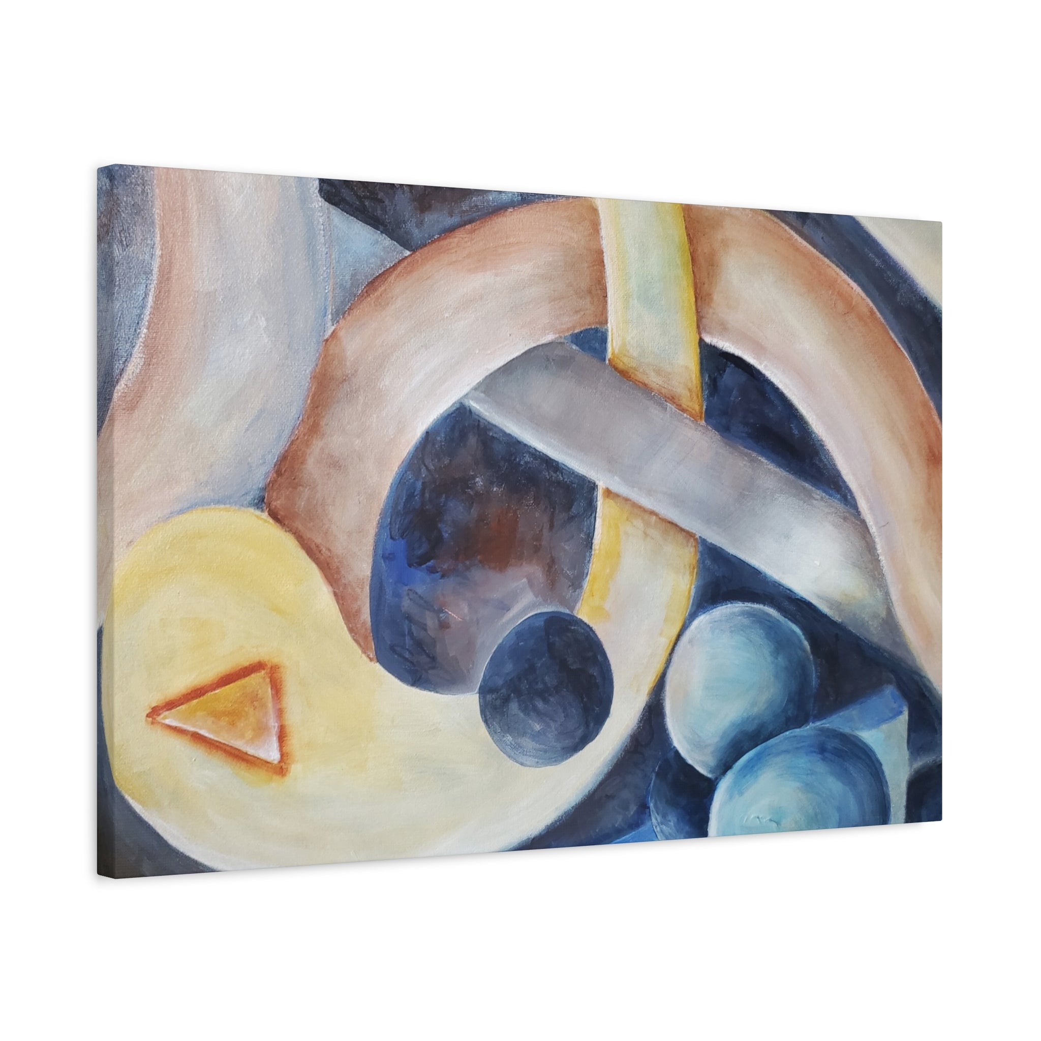 DANCE OF THE PLANETS - Abstract Musical Canvas Print — Matte Stretched Wall Art (1.25")