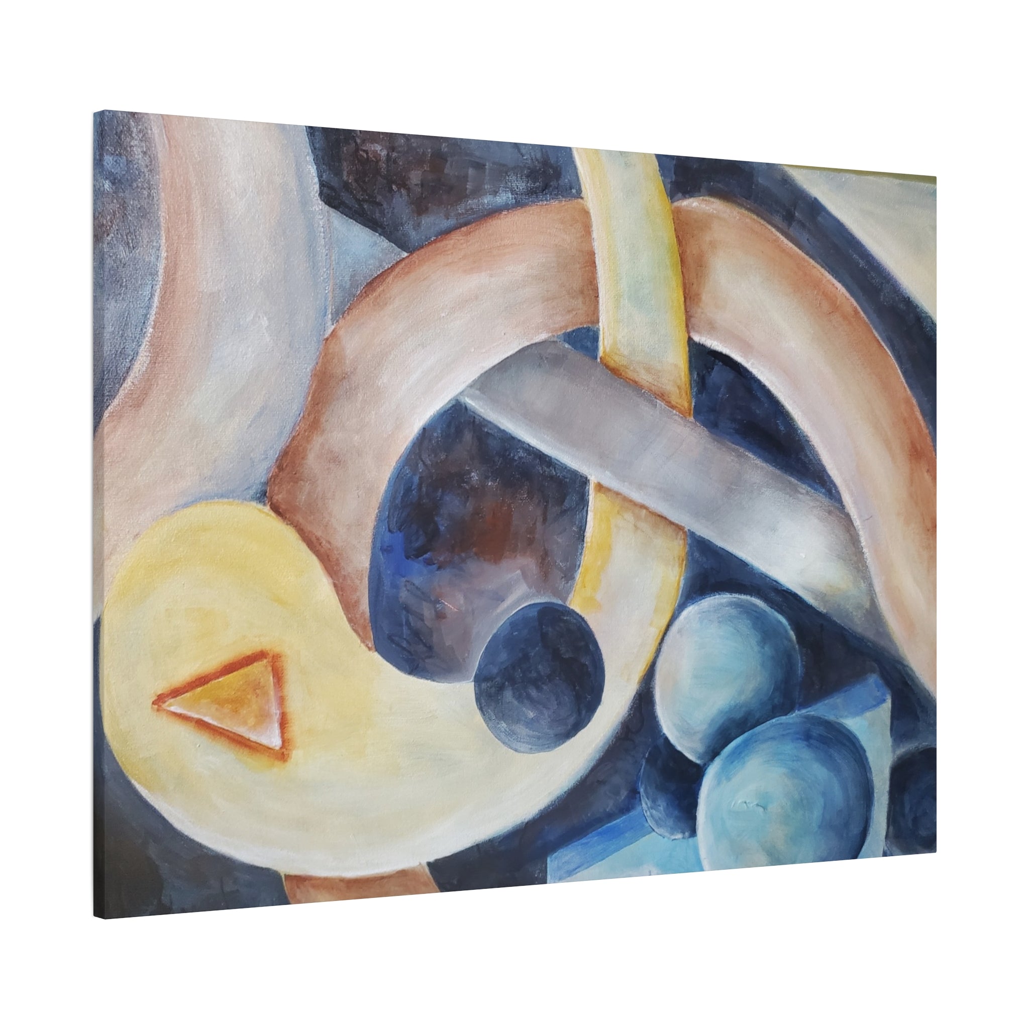 DANCE OF THE PLANETS - Abstract Musical Canvas Print — Matte Stretched Wall Art (1.25")