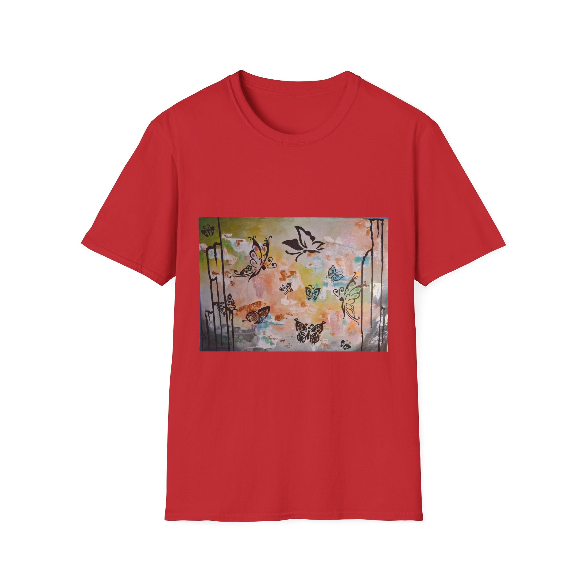 GUARDIANS OF THE FLOWERS - Butterfly T-Shirt — Abstract Nature Tee