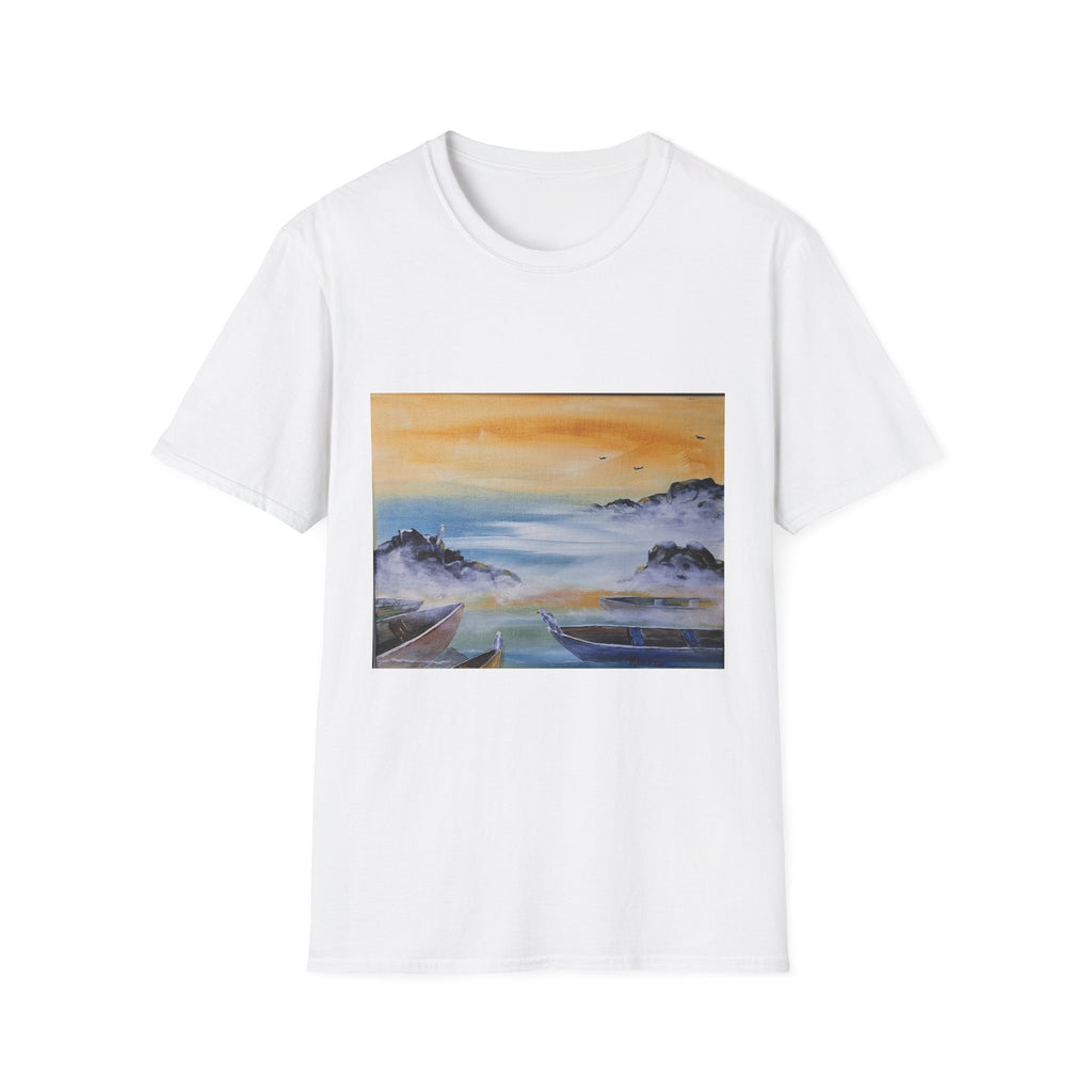IN FOR THE NIGHT - Sunset Coastal Road T-Shirt — Scenic Beach Drive Art Tee
