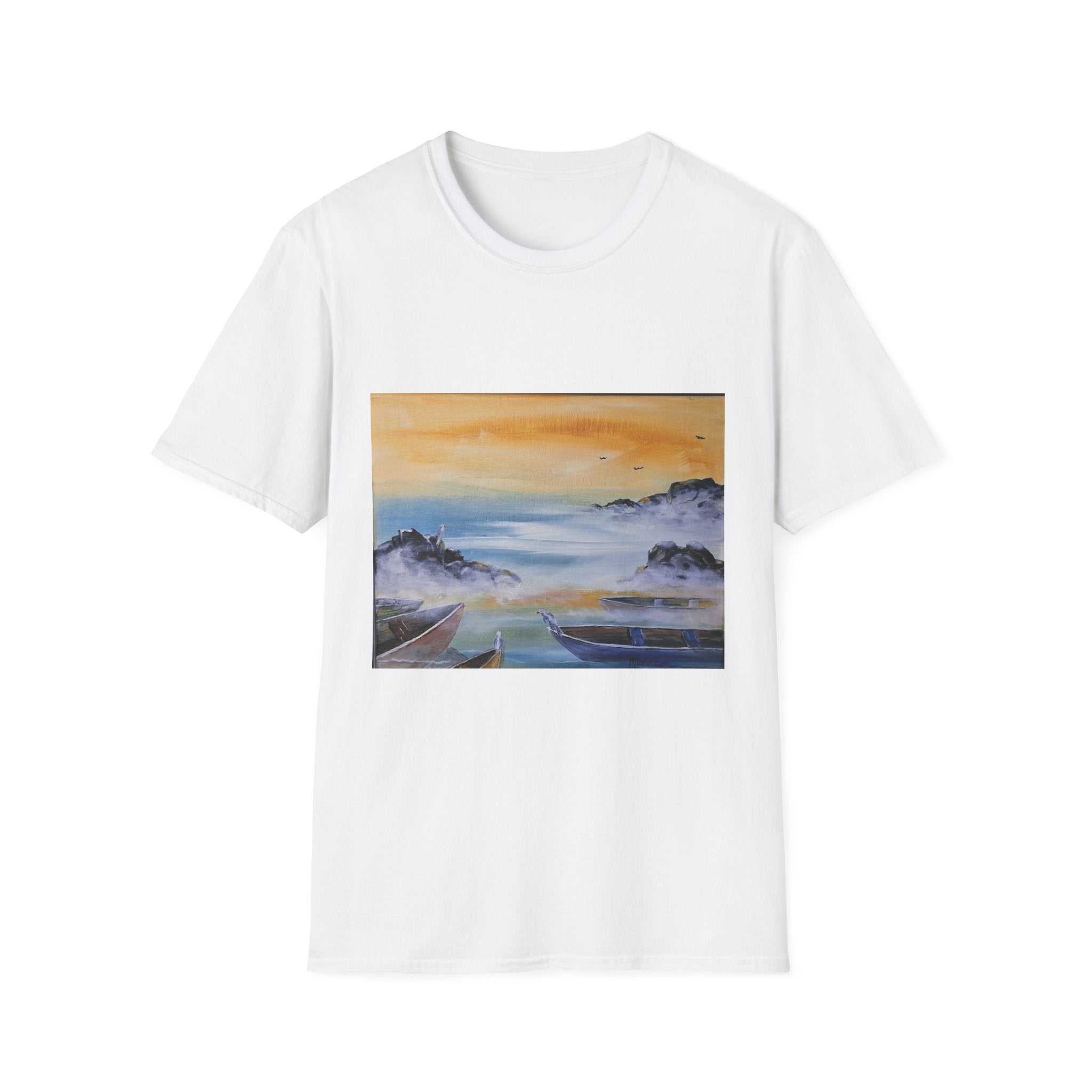 IN FOR THE NIGHT - Sunset Coastal Road T-Shirt — Scenic Beach Drive Art Tee