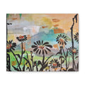 GUARDIANS OF THE WIND - Daisy Meadow Abstract Matte Canvas Wall Art