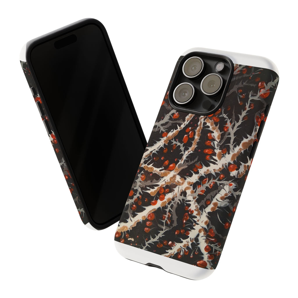 BITTERSWEET BRAMBLE - Scenic Country Road Phone Case — Rustic Landscape Art iPhone Case