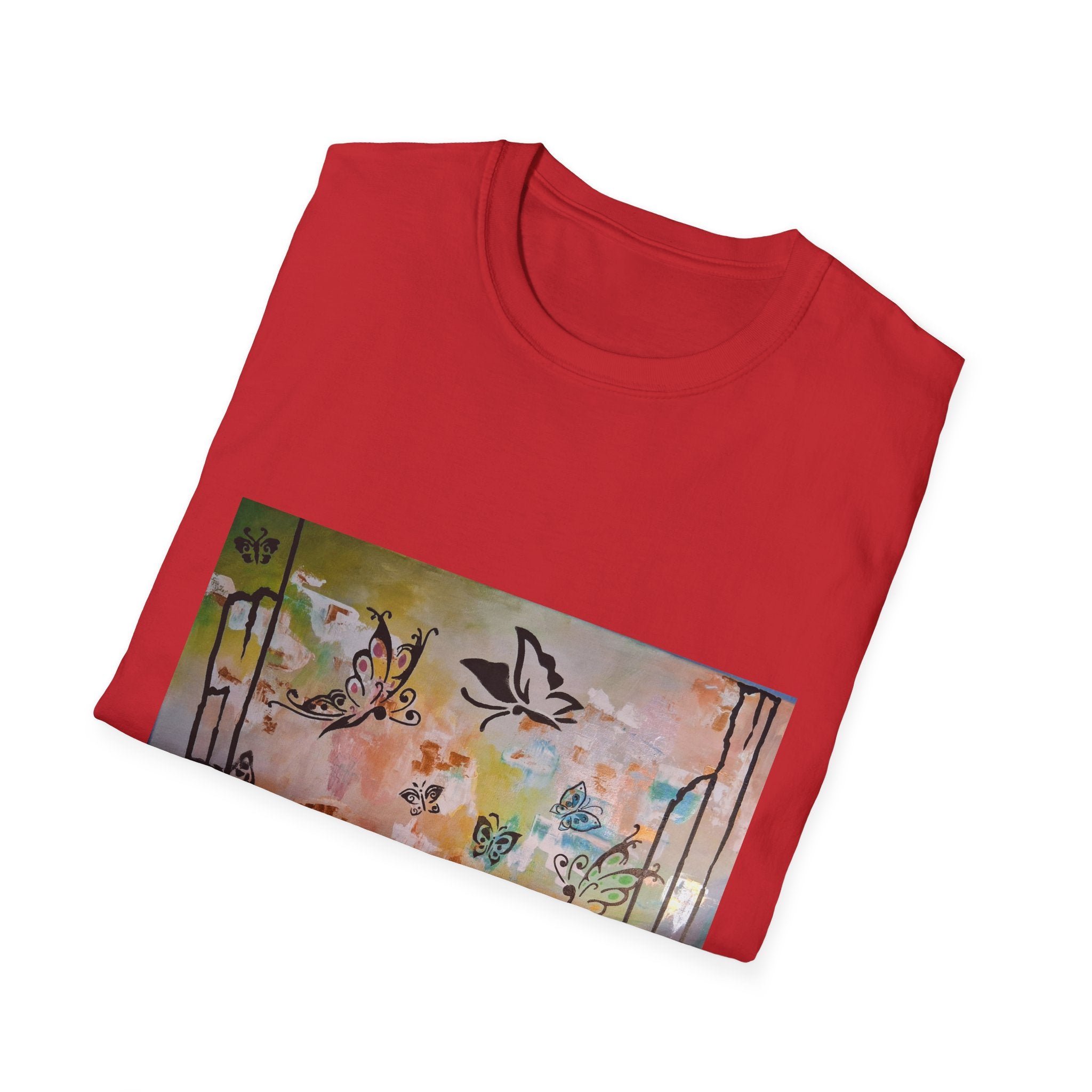 GUARDIANS OF THE FLOWERS - Butterfly T-Shirt — Abstract Nature Tee