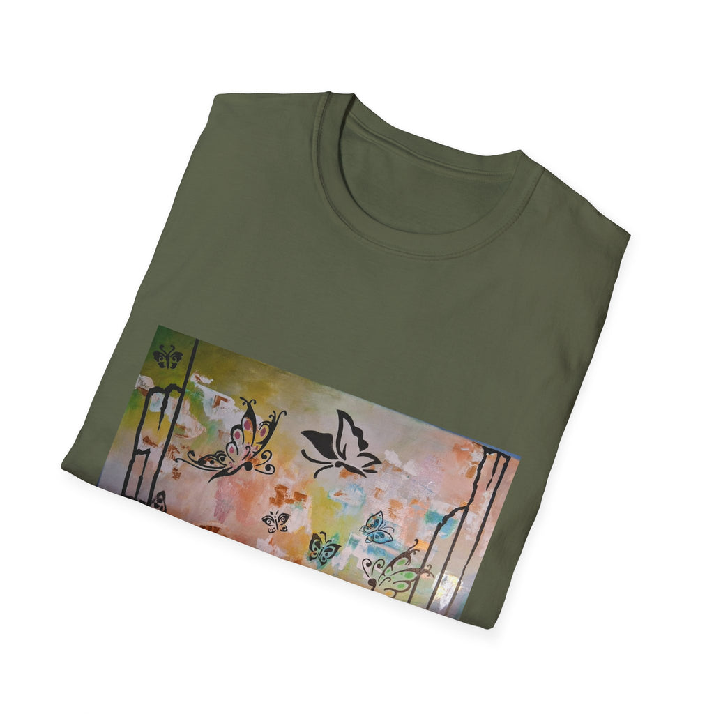 GUARDIANS OF THE FLOWERS - Butterfly T-Shirt — Abstract Nature Tee