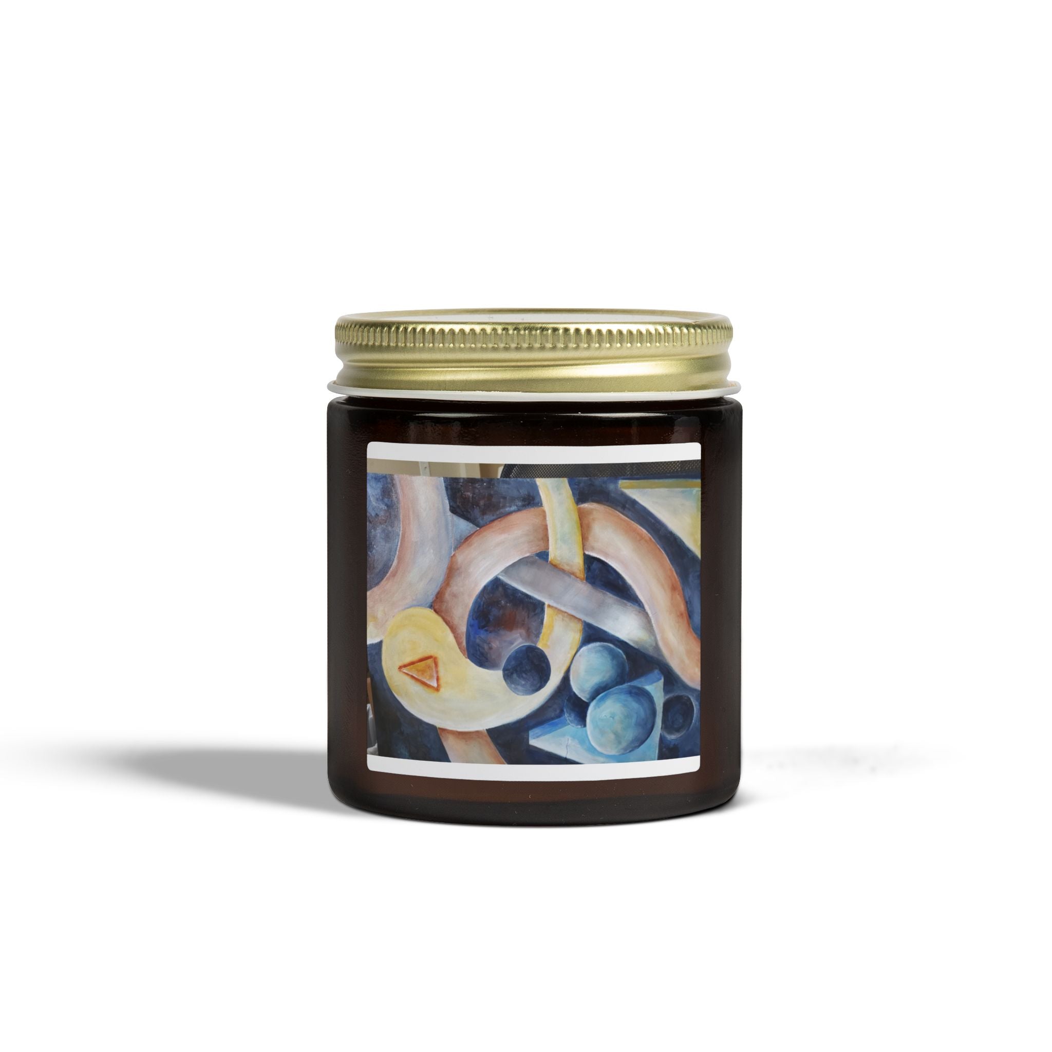 DANCE OF THE PLANETS - Coconut Apricot Scented Candle — Hand-Poured Soy Wax (4oz & 9oz)