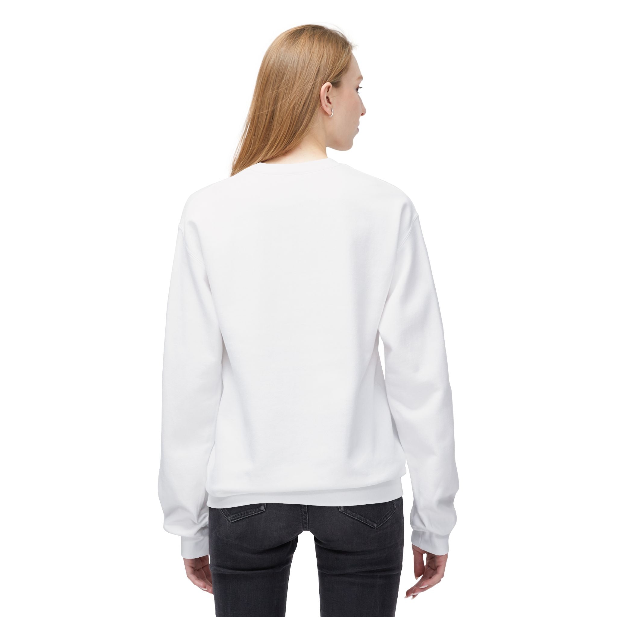 Autumn Leaves Crewneck Sweatshirt — Hand-Painted Fall Bouquet Design