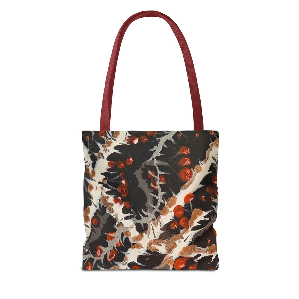 BITTERSWEET BRAMBLE - Botanical Berry Tote Bag – Autumn Berries All-Over Print Tote