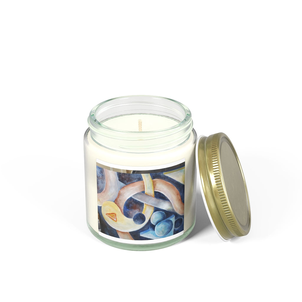 DANCE OF THE PLANETS - Coconut Apricot Scented Candle — Hand-Poured Soy Wax (4oz & 9oz)
