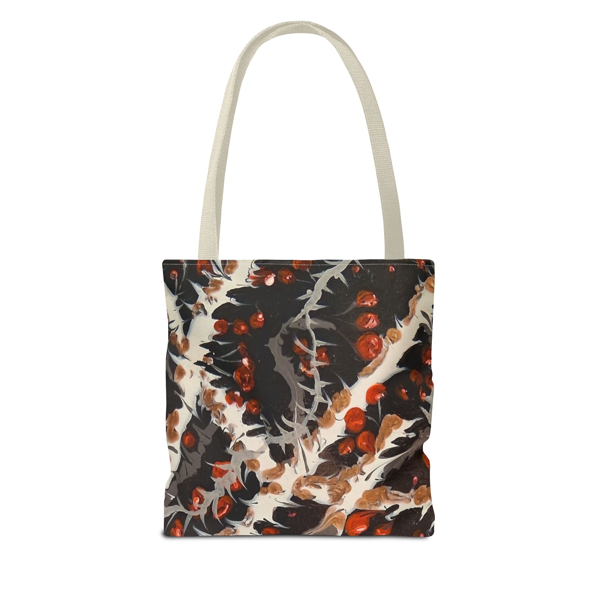 BITTERSWEET BRAMBLE - Botanical Berry Tote Bag – Autumn Berries All-Over Print Tote