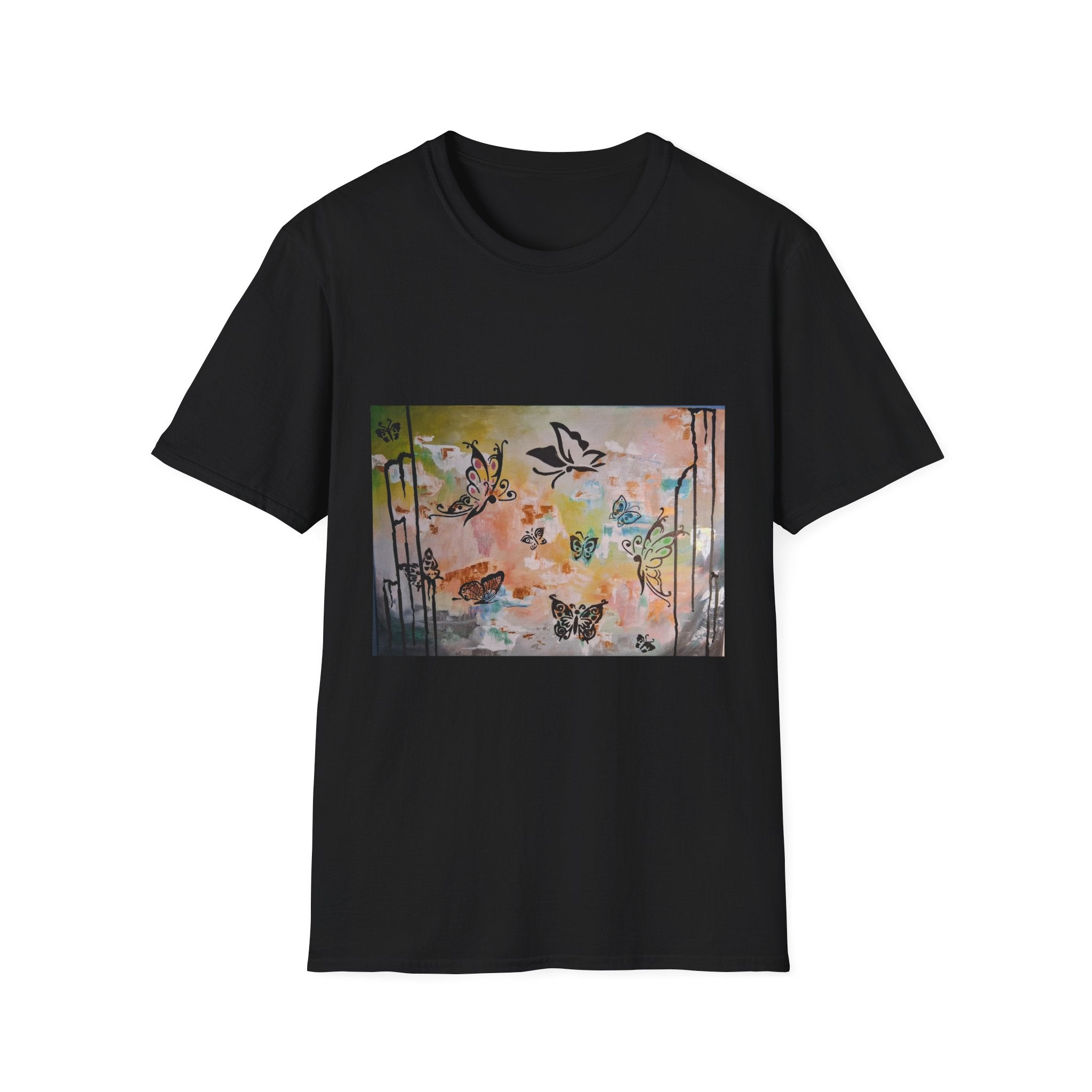 GUARDIANS OF THE FLOWERS - Butterfly T-Shirt — Abstract Nature Tee