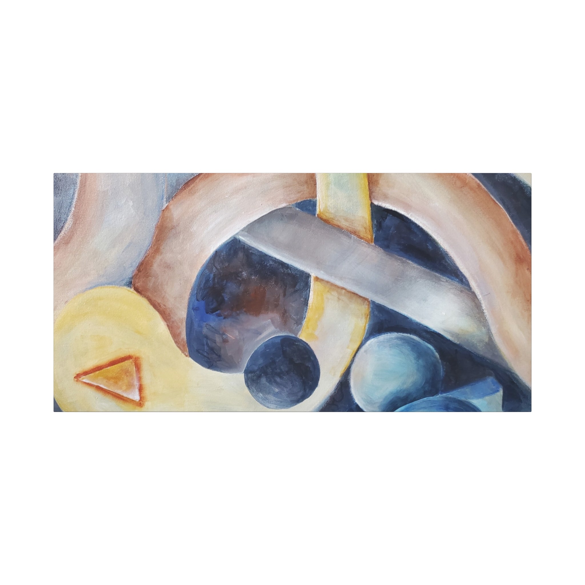 DANCE OF THE PLANETS - Abstract Musical Canvas Print — Matte Stretched Wall Art (1.25")