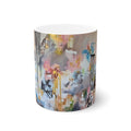 GUARDIANS OF THE QUIET PLAINS - Abstract  Horses Ceramic Mug – 11oz & 15oz