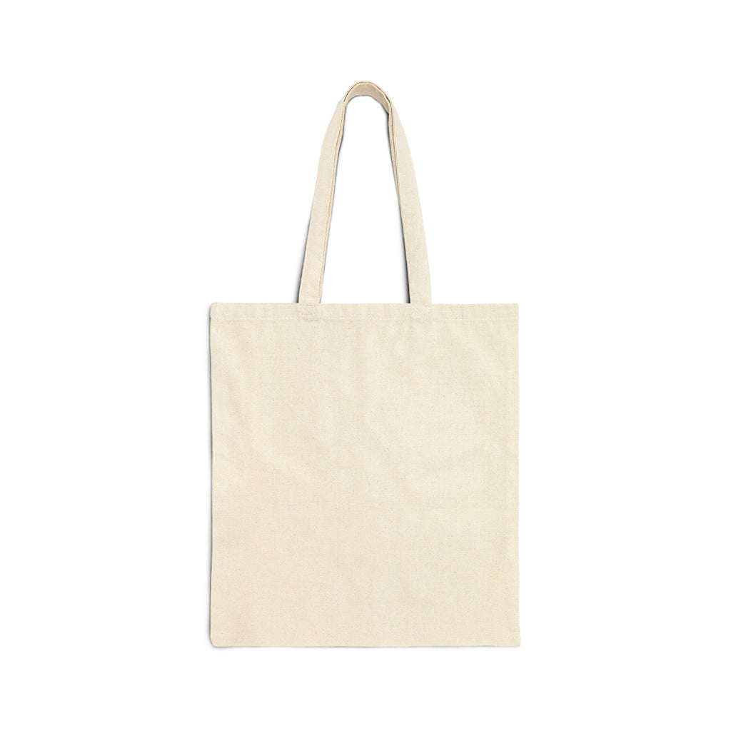 GOLDEN CARTOGRAPHY OF THE BLUE REALM - Abstract Brunch Canvas Tote Bag — Colorful Abstract Print