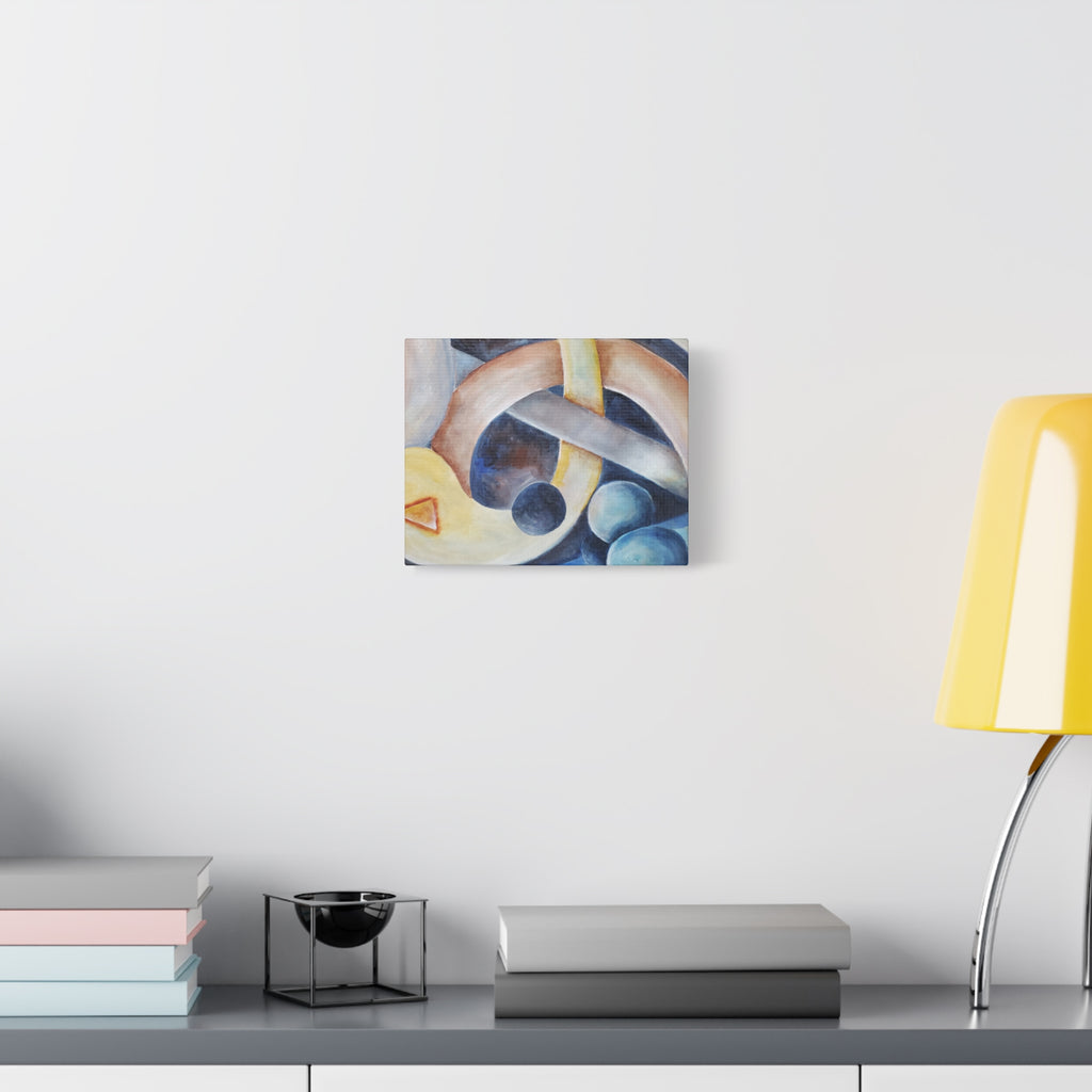 DANCE OF THE PLANETS - Abstract Musical Canvas Print — Matte Stretched Wall Art (1.25")