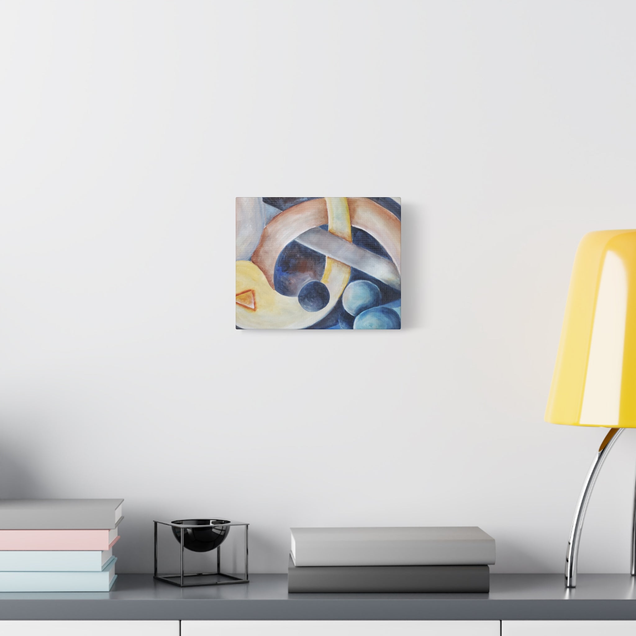 DANCE OF THE PLANETS - Abstract Musical Canvas Print — Matte Stretched Wall Art (1.25")