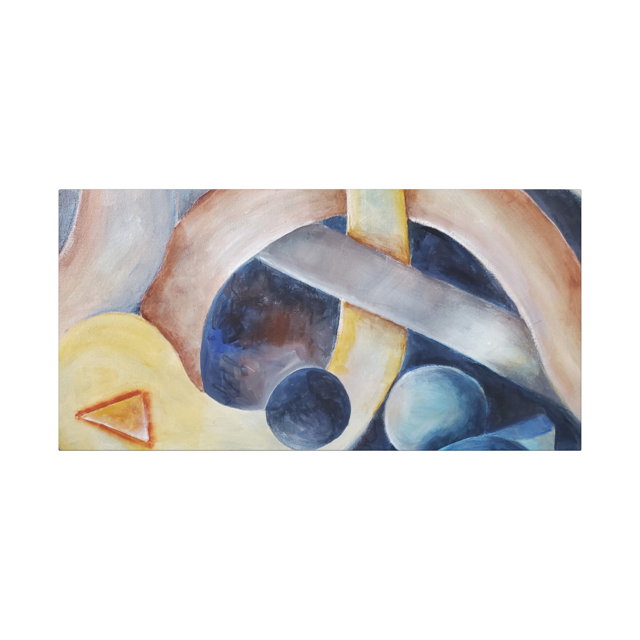 DANCE OF THE PLANETS - Abstract Musical Canvas Print — Matte Stretched Wall Art (1.25")