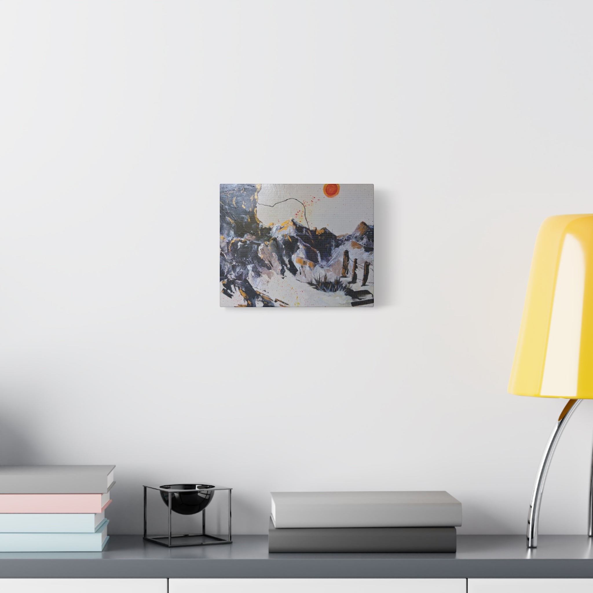 WHAT'S OVER THE RIDGE? Canvas Print