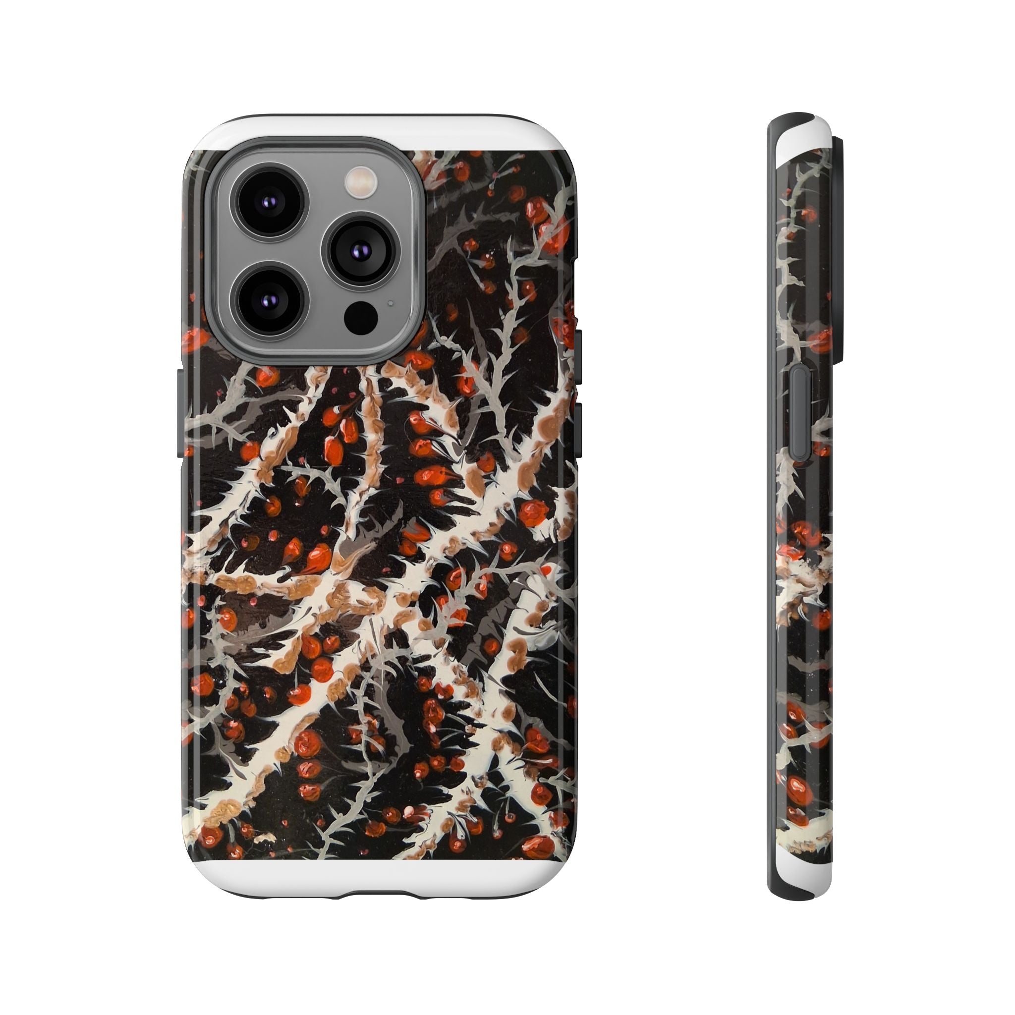 BITTERSWEET BRAMBLE - Scenic Country Road Phone Case — Rustic Landscape Art iPhone Case