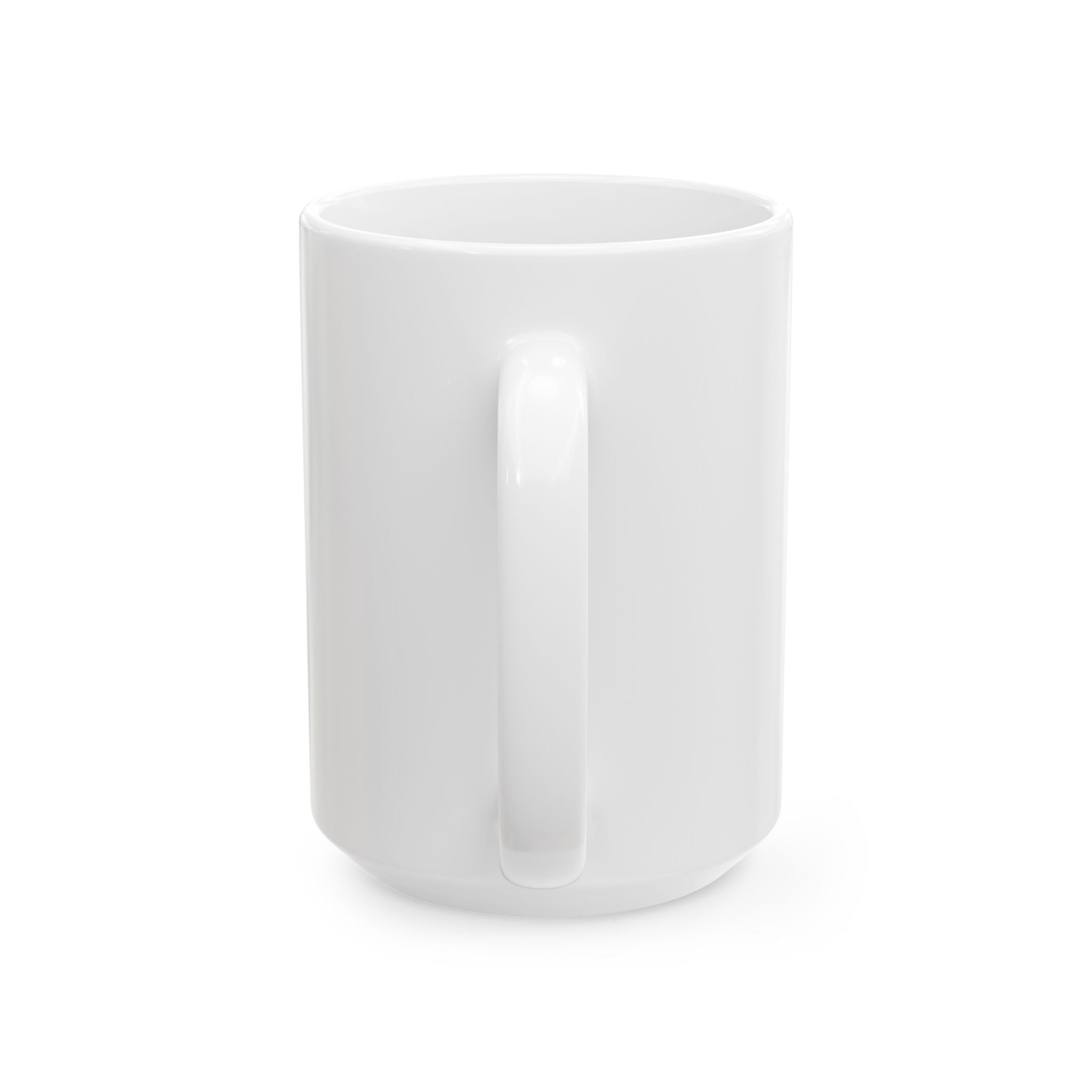 WHAT'S OVER THE RIDGE - Abstract Mountain Landscape Ceramic Mug — Minimalist Art Coffee Cup (11oz, 15oz)