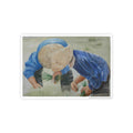 THE RICE PLANTERS - Gloss Poster – Rice Field Farmers Art Print (Vietnamese Farming Scene)