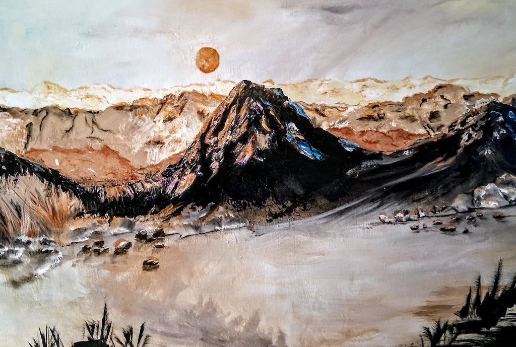 MOON OVER THE MOUNTAIN