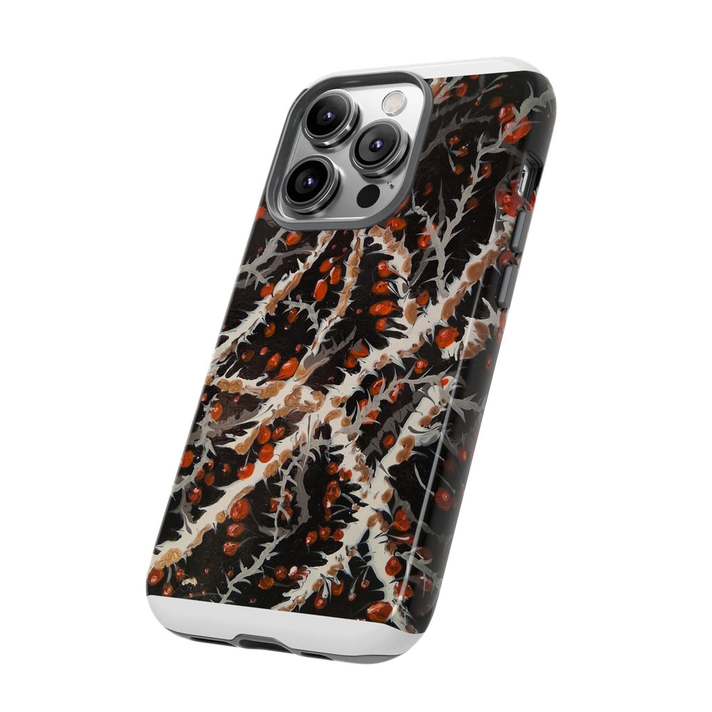 BITTERSWEET BRAMBLE - Scenic Country Road Phone Case — Rustic Landscape Art iPhone Case