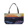 EVENING IN THE SHANDOAH VALLEY - Sunset Winter Landscape Weekender Tote Bag