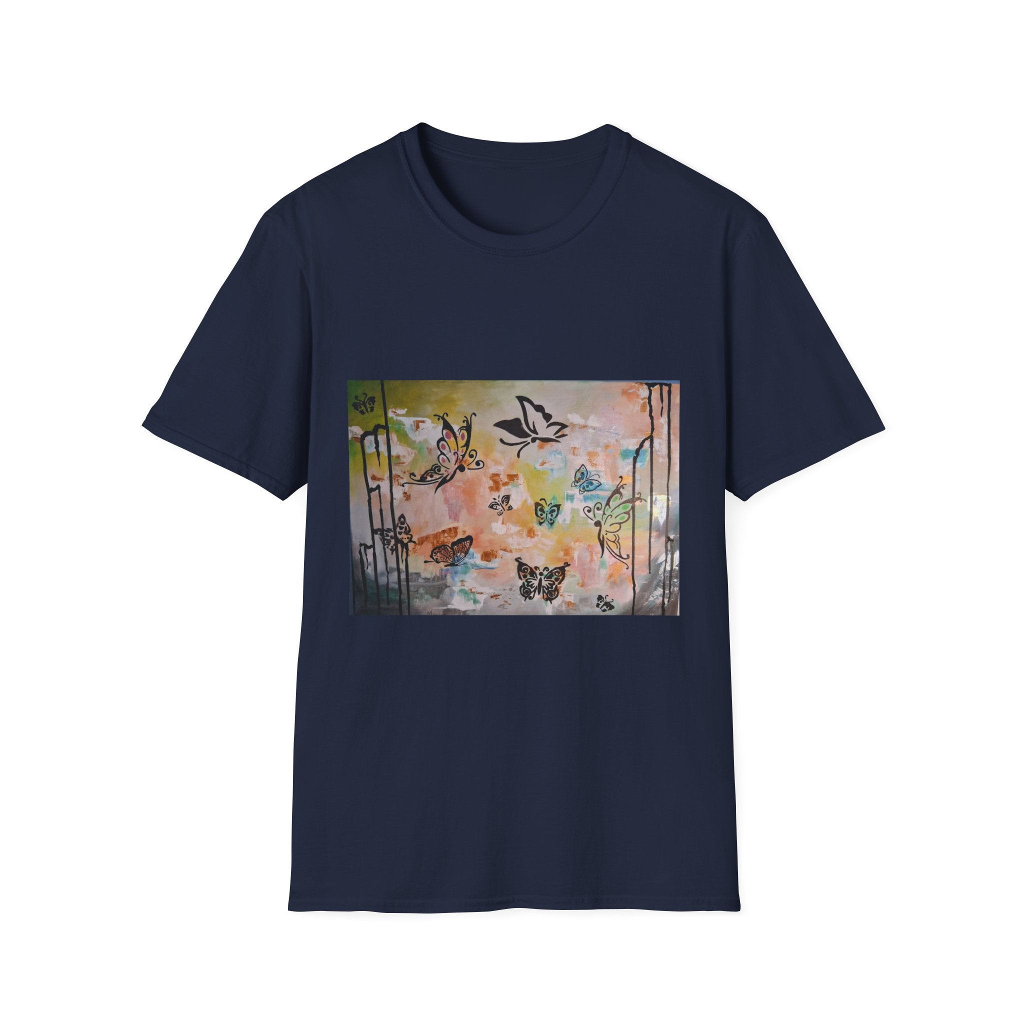 GUARDIANS OF THE FLOWERS - Butterfly T-Shirt — Abstract Nature Tee