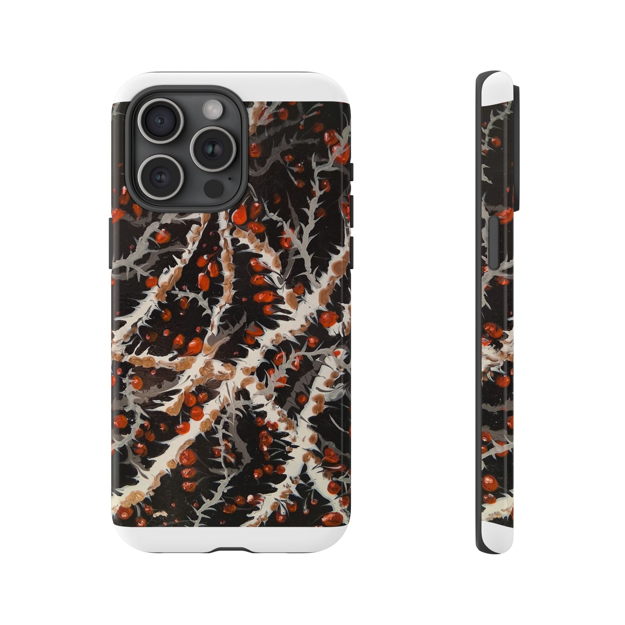 BITTERSWEET BRAMBLE - Scenic Country Road Phone Case — Rustic Landscape Art iPhone Case