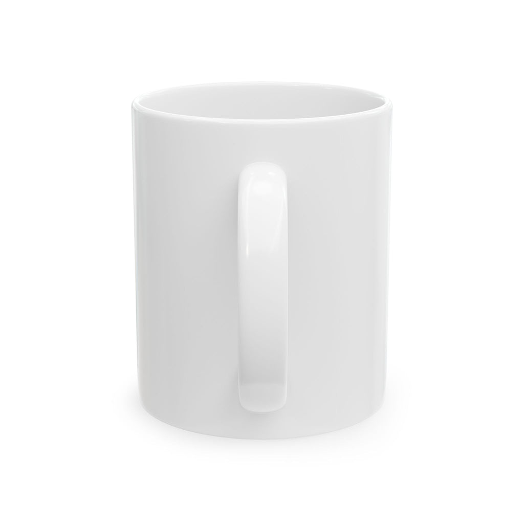 WHAT'S OVER THE RIDGE - Abstract Mountain Landscape Ceramic Mug — Minimalist Art Coffee Cup (11oz, 15oz)