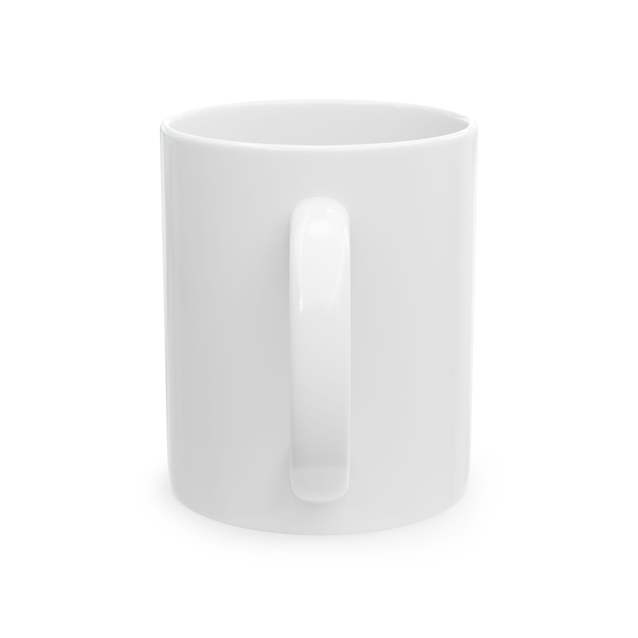 WHAT'S OVER THE RIDGE - Abstract Mountain Landscape Ceramic Mug — Minimalist Art Coffee Cup (11oz, 15oz)