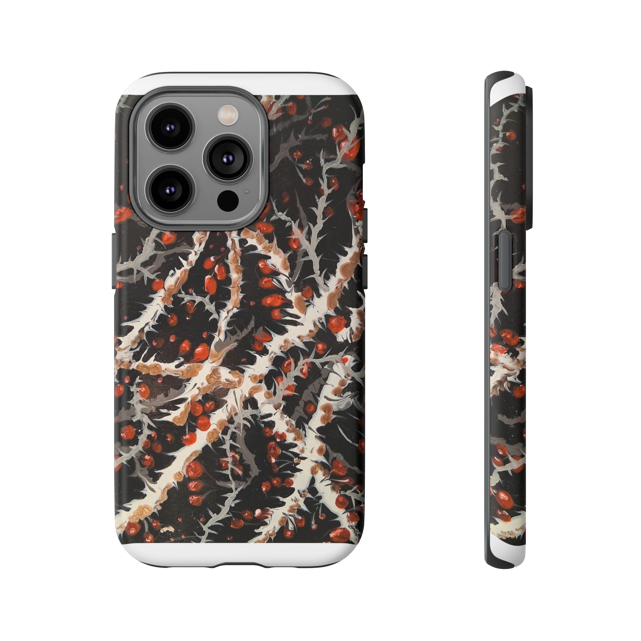 BITTERSWEET BRAMBLE - Scenic Country Road Phone Case — Rustic Landscape Art iPhone Case