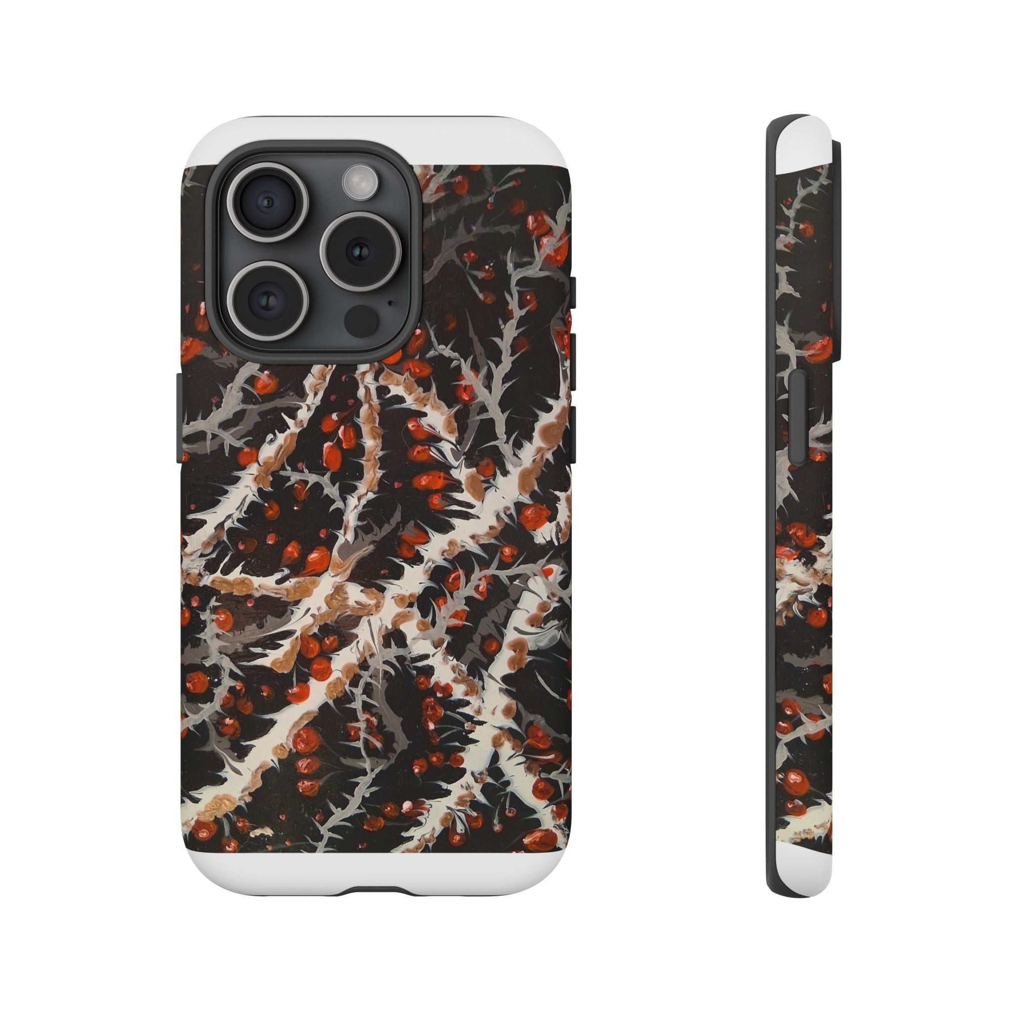 BITTERSWEET BRAMBLE - Scenic Country Road Phone Case — Rustic Landscape Art iPhone Case