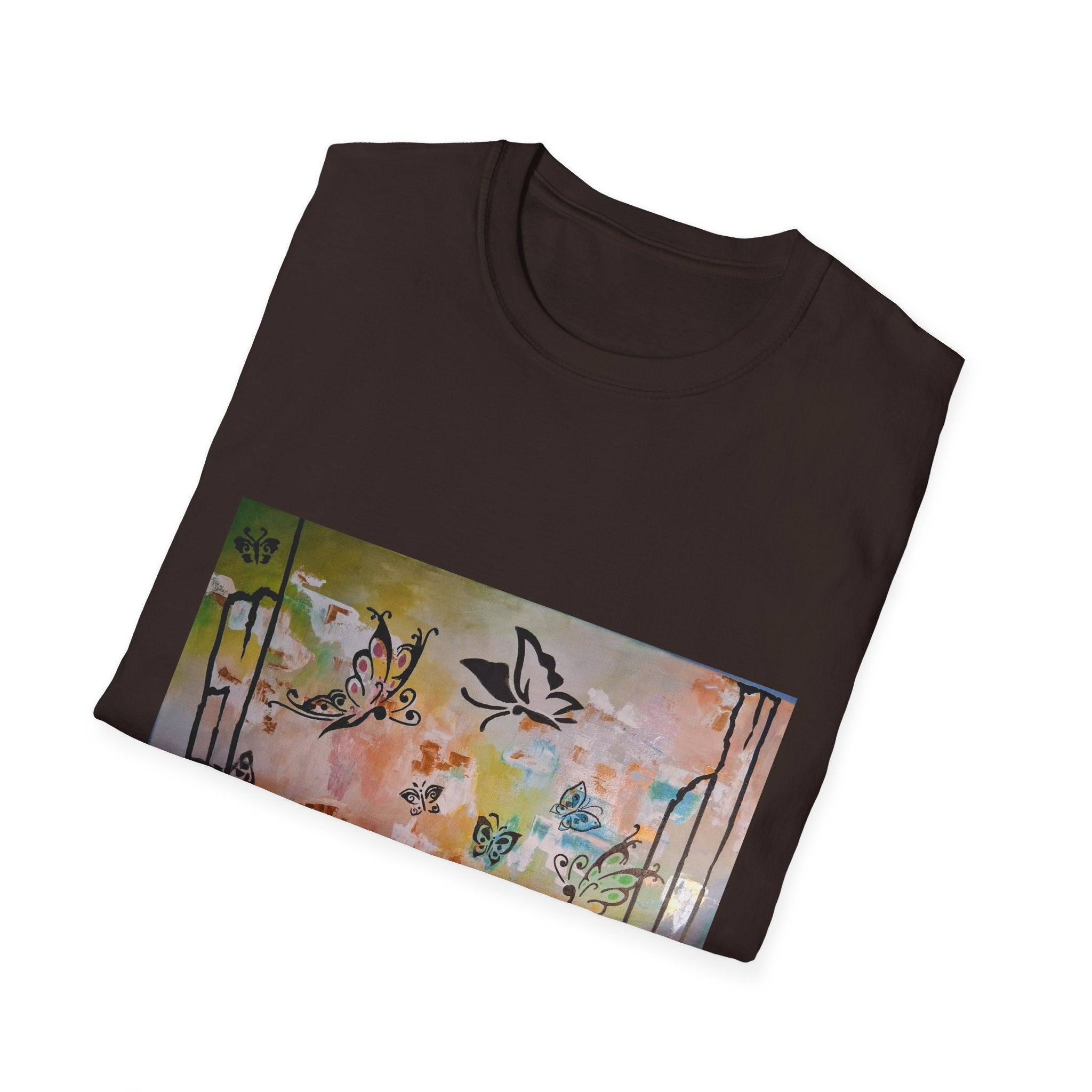 GUARDIANS OF THE FLOWERS - Butterfly T-Shirt — Abstract Nature Tee
