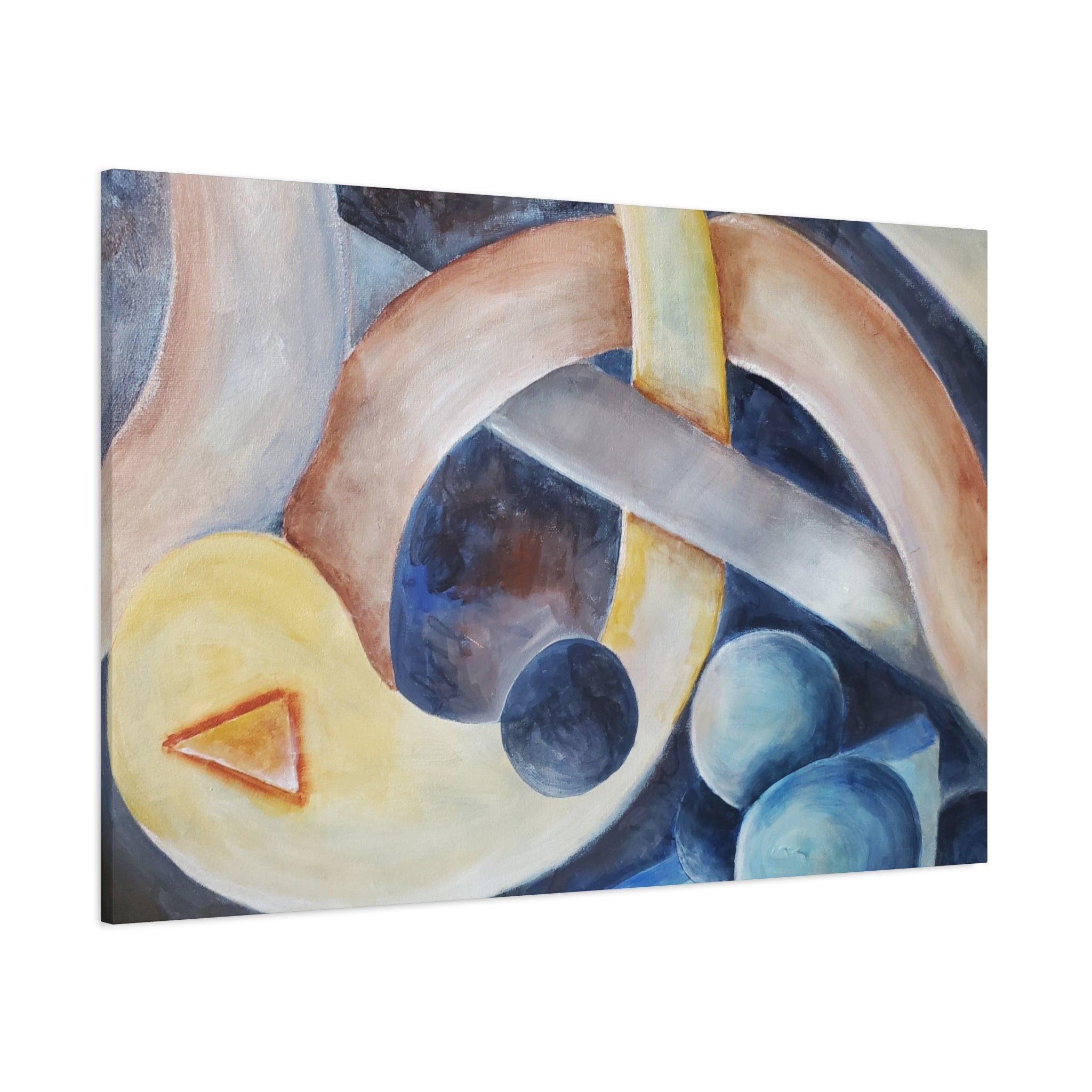 DANCE OF THE PLANETS - Abstract Musical Canvas Print — Matte Stretched Wall Art (1.25")
