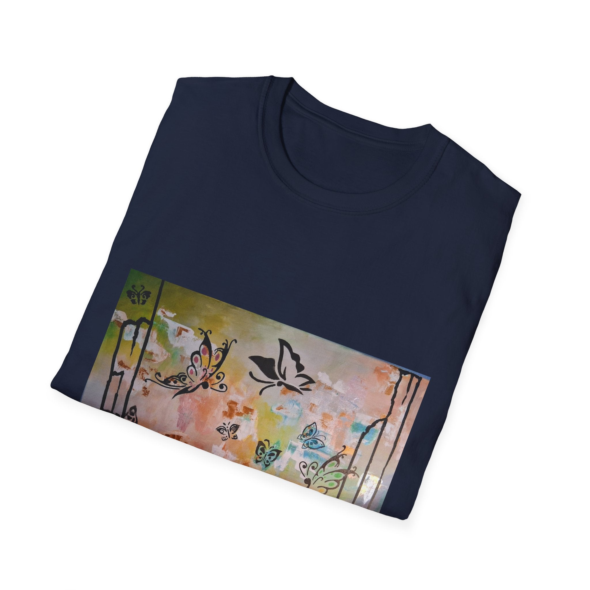 GUARDIANS OF THE FLOWERS - Butterfly T-Shirt — Abstract Nature Tee