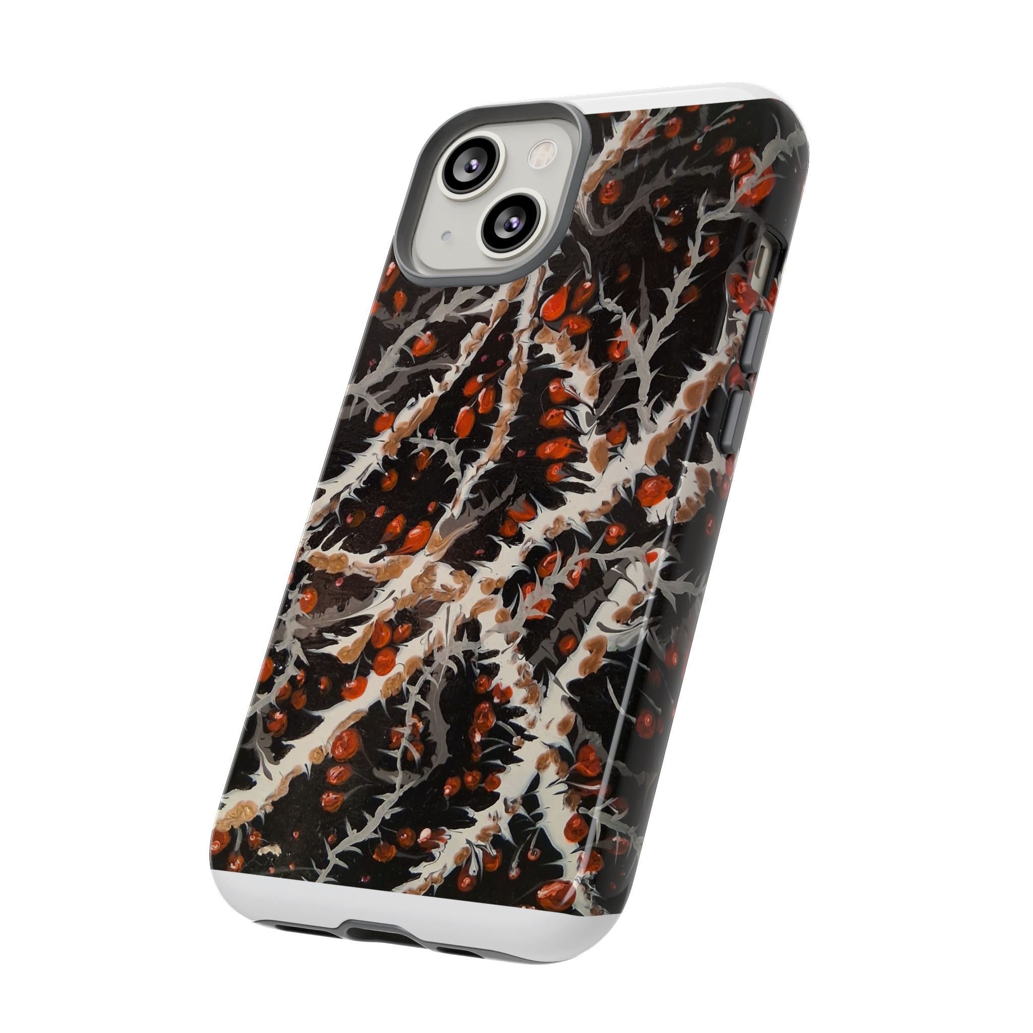 BITTERSWEET BRAMBLE - Scenic Country Road Phone Case — Rustic Landscape Art iPhone Case