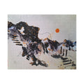 Mountain Ink Art Puzzle — Scenic Abstract Landscape Jigsaw (110–1014 pcs)