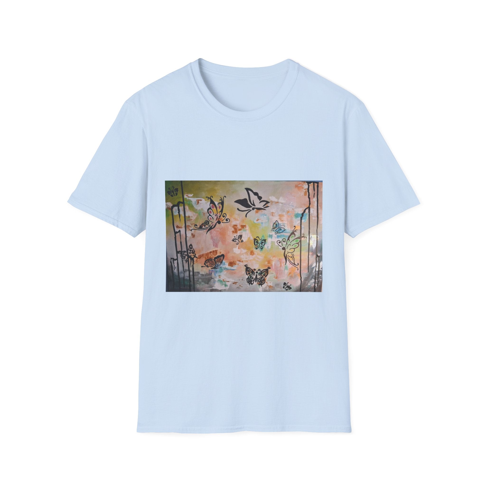GUARDIANS OF THE FLOWERS - Butterfly T-Shirt — Abstract Nature Tee