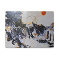 WHAT'S OVER THE RIDGE? - Abstract Desert Canvas Art – Matte Stretched 1.25"