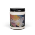 RISE OF THE RADIENT HEN - 9oz Scented Soy Candle — Floral White Dove Art Jar (Calming Lavender & Vanilla)